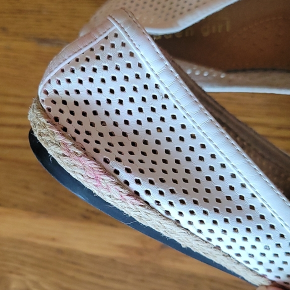 Kendall & Kylie Madden Girl sz 6 black/white flats - Picture 6 of 7